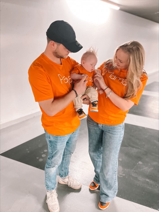 Koningsdag matching t shirts   papa mama en kindernaam 2