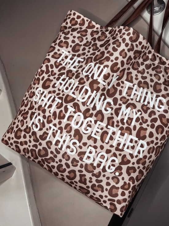 Mama tas leopard   het enige wat mijn shit bij elkaar houdt is mijn tas 2