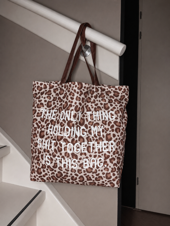 Mama tas leopard   het enige wat mijn shit bij elkaar houdt is mijn tas