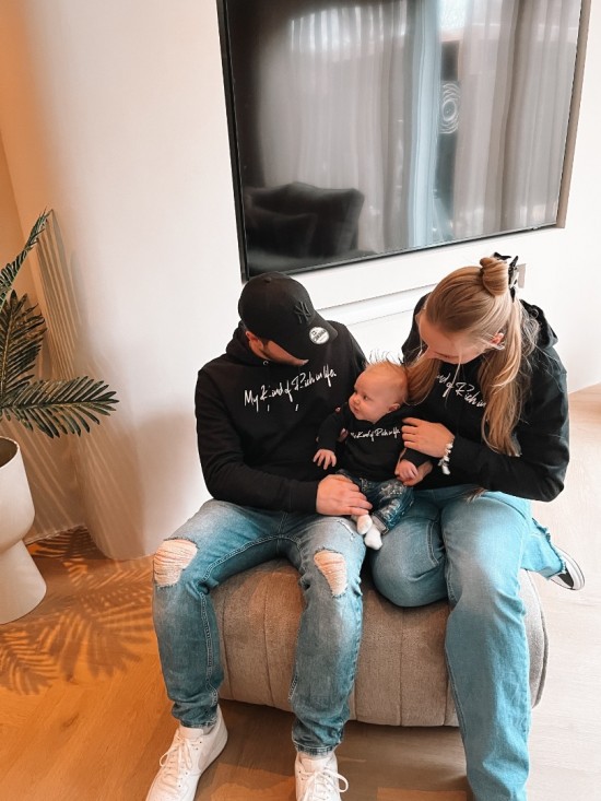 Matching familie hoodies my kind of rich in life 0