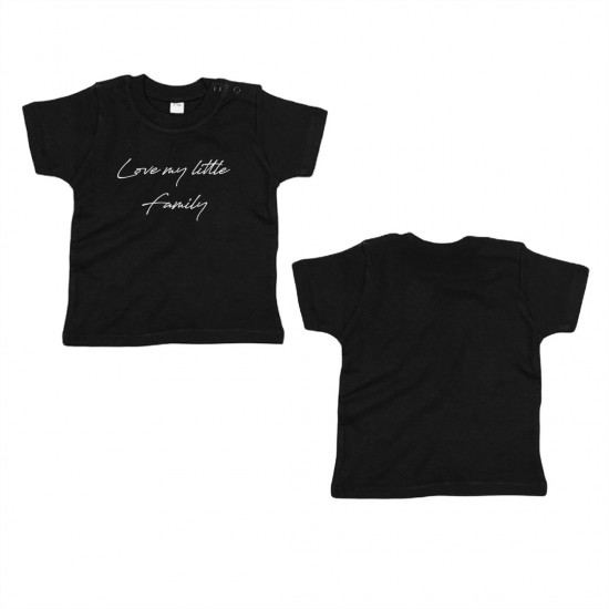 Matching familie shirt los voor kinderen love my little family