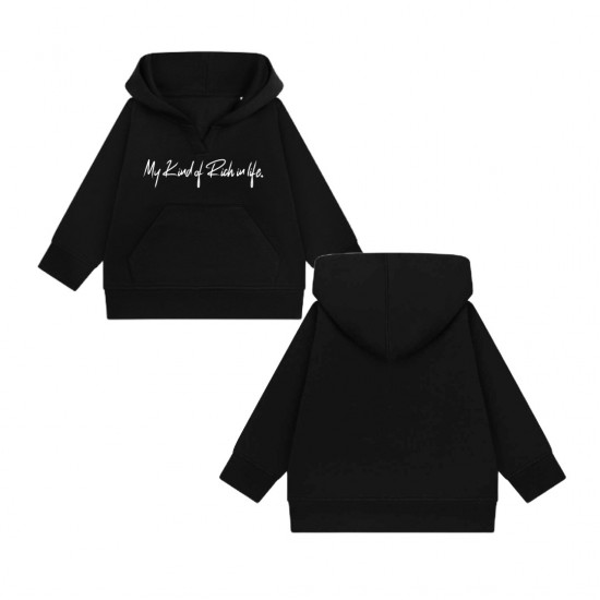 Matching hoodie los voor kinderen my kind of rich in life 0