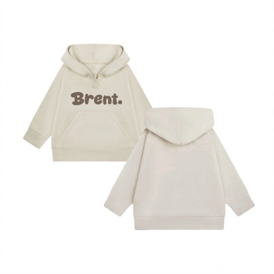 Matching hoodie voor moeder en kind los met naam