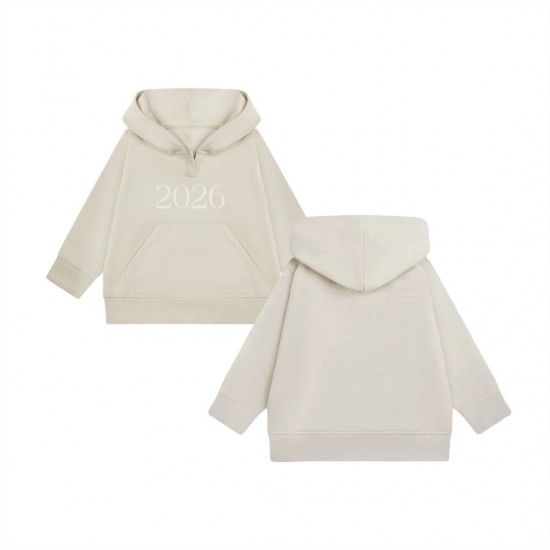 Matching hoodie voor vader en kind los met geboortejaar