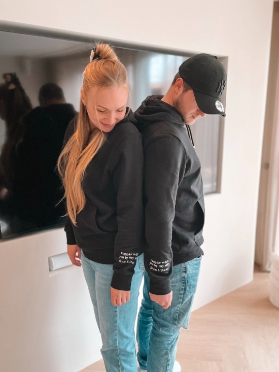 Matching hoodies voor koppels gepersonaliseerd 2