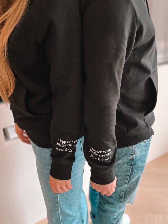 Matching hoodies voor koppels gepersonaliseerd