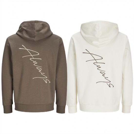 Matching koppel hoodies cadeau always met datum in romeinse cijfers