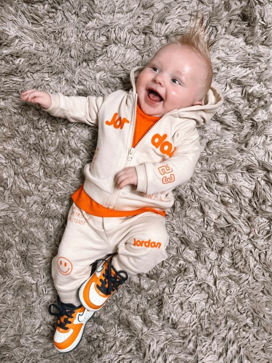 Matching los koningsdag t shirt voor kinderen   met eigennaam