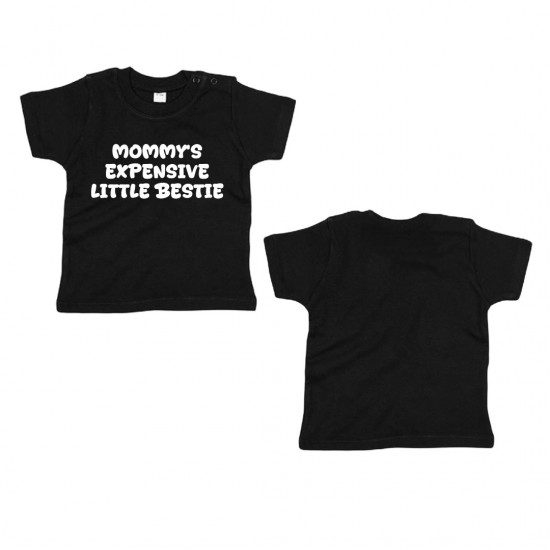 Matching los shirt voor kinderen mommys expensive little bestie