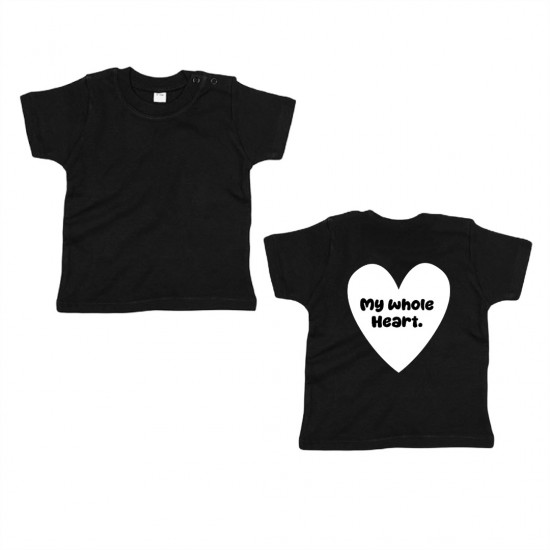 Matching shirts voor moeder en kind los my whole heart