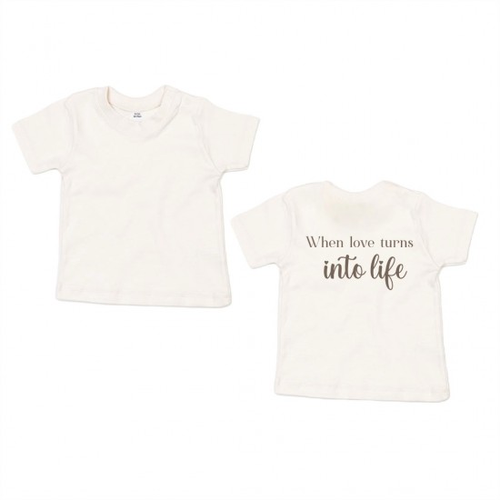 Matching shirts voor moeder en kind los when love into life