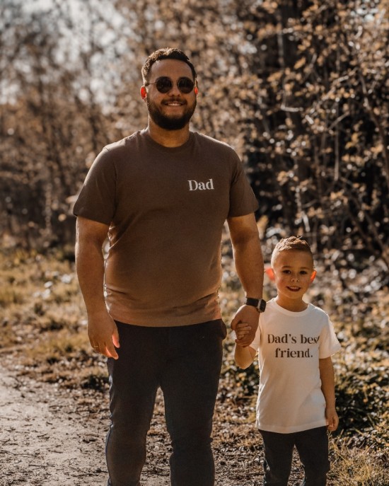 Matching shirts voor vader en zoon dads best friend