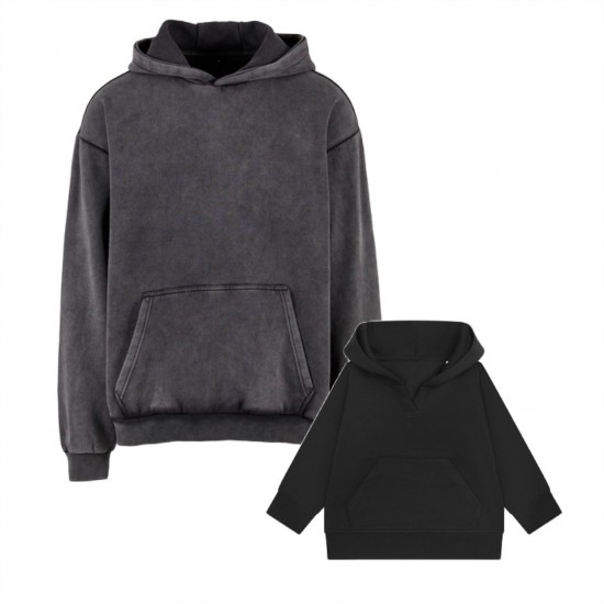 Moederdag cadeau hoodies set voor moeder en kind mama van met kindernaam 2