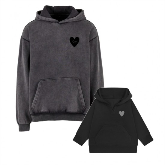 Moederdag cadeau hoodies set voor moeder en zoon trots dat ik zijn mama ben met kindernaam 2