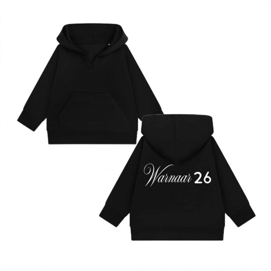 Twinning hoodie met achternaam en geboortejaar