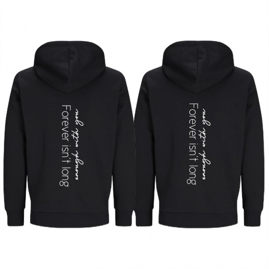 Twinning koppel truien forever isnt long enough with you met liefdes datum of trouwdatum