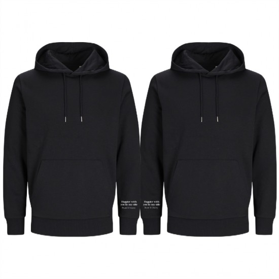 Twinning koppel truien happier with you by my side met namen of voorletters