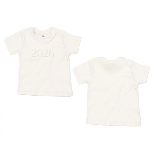 Twinning shirt voor kinderen los met eigen geboortejaar 0