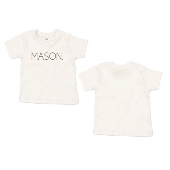 Twinning shirt voor kinderen los met eigen gekozen naam