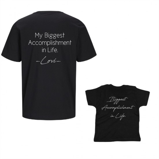 Twinning shirts voor vader en kind grootste prestatie